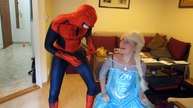 Frozen Elsa Loses Her EYES VS Joker /w Doctor Spiderman Funny Superhero Movie In Real Life For Kids