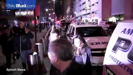 Demi Lovato arrives hand-in-hand with MMA fighter Luke Rockhold -2016