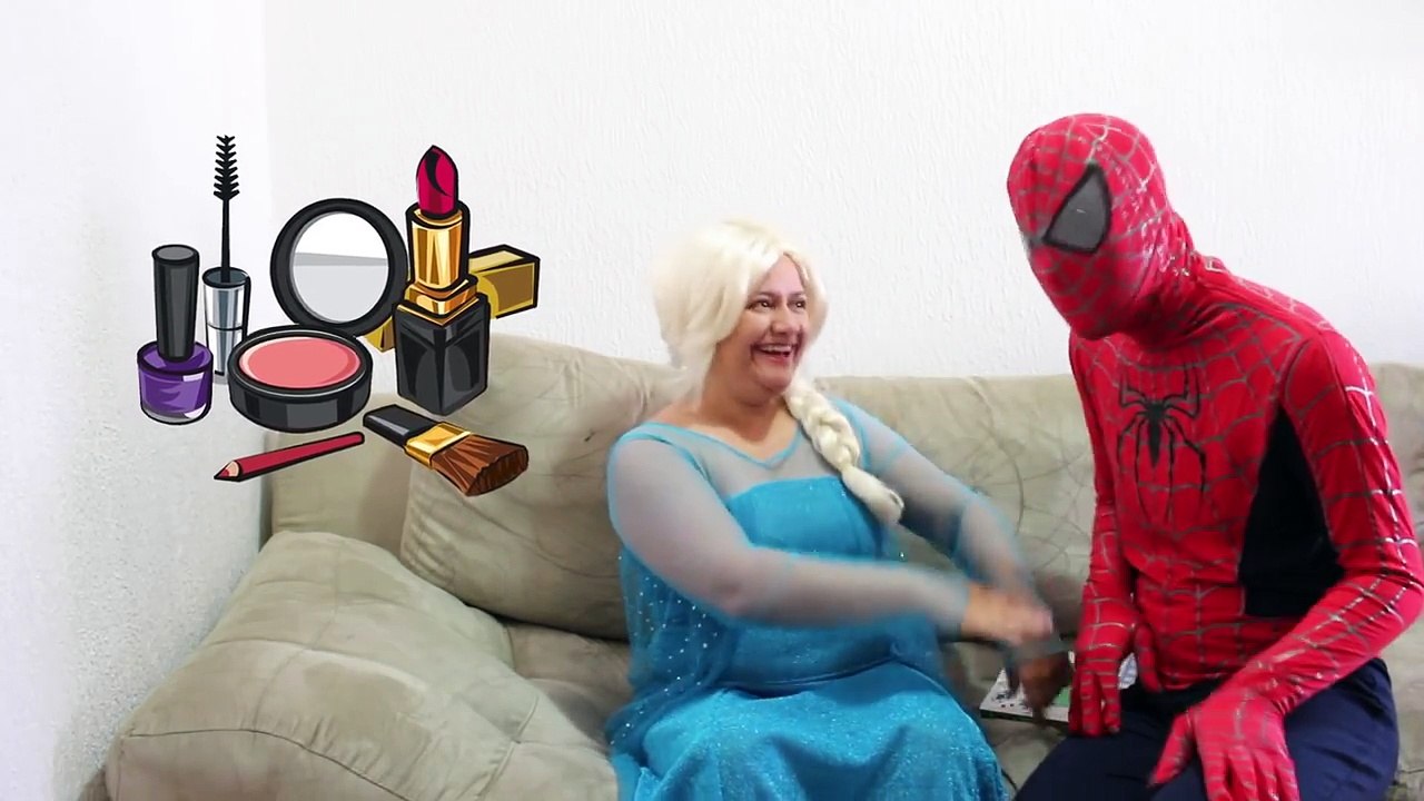 Frozen Elsa Poo Surprise Eggs Eggs With Spiderman Joker - Fun Superhero Movie In Real Life
