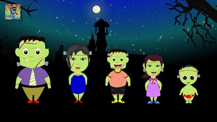 Finger Family Frankenstein Cartoons and Finger Family Children Nursery Rhymes