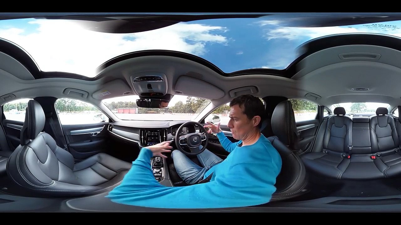 Volvo S90 2017 Saloon 360 degree test drive _ Passenger Rides-CErW1AElckM