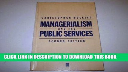 [PDF] FREE Managerialism and the Public Services: Cuts or Cultural Change in the 1990S? [Download]