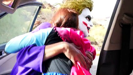 Frozen Anna & Batman Vs joker - Anna Kidnapped in real life - Funny Superheroes Movie