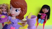 Dora Aventureira com Princesa Sofia Massinha Play Doh completo Portugues DISNEYtoptoys