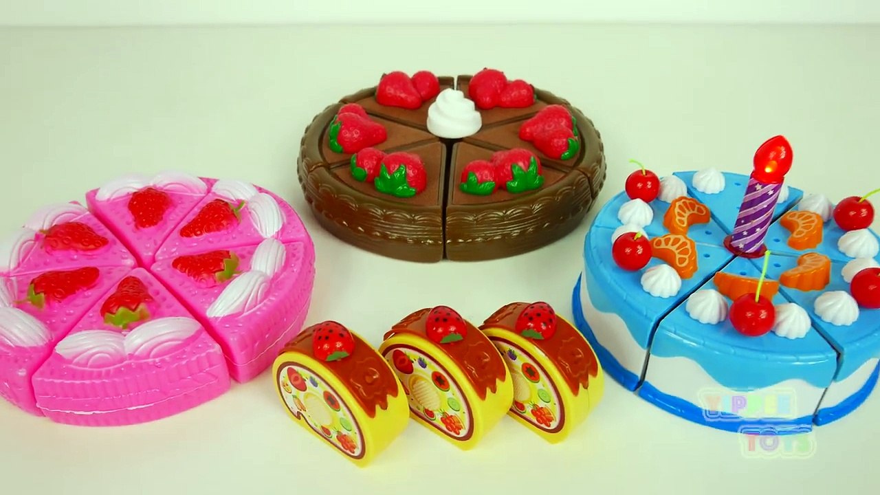 Cutting Play Cake Chocolate and Strawberry Playset For Kids-14hYdDbM_lA