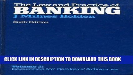 [PDF] FREE Law and Practice of Banking: Securities for Bankers  Advances v. 2 [Download] Online