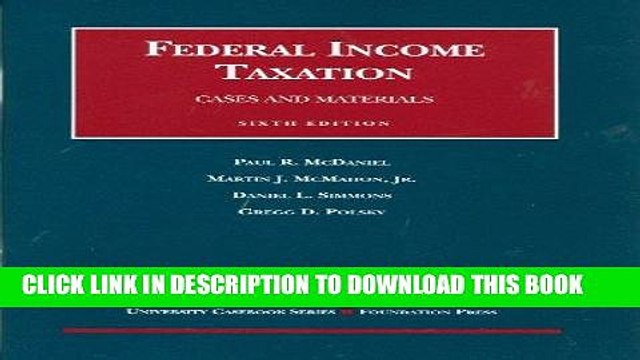 [PDF] FREE The Federal Income Taxation, Cases and Materials, 6th, 2010 Supplement (University