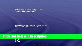 [Download] Personality in Adulthood, Second Edition: A Five-Factor Theory Perspective [Download]