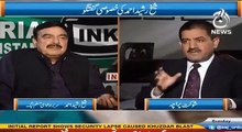 Sheikh Rasheed gives a strong reply to Mushahid Ullah in a live show.