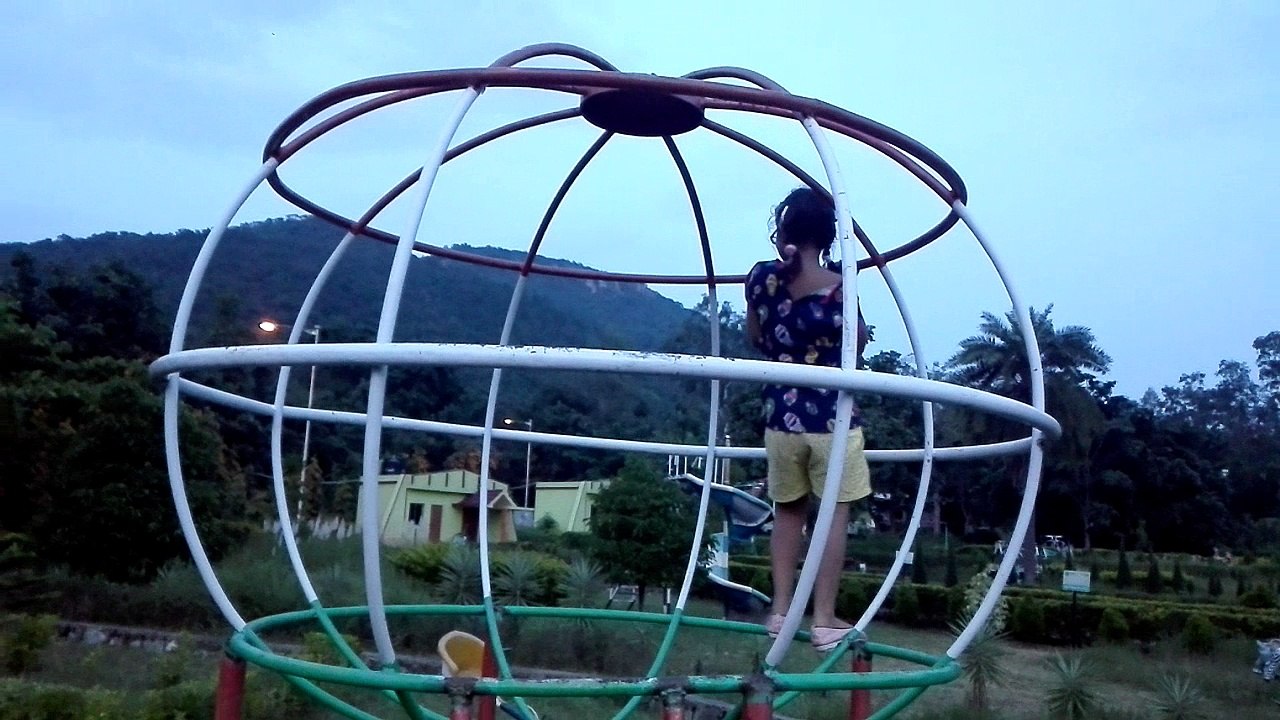 Hiya enjoying in Murut Baha Eco resort,Susunia, West Bengal,Sept 2016