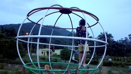 Hiya enjoying in Murut Baha Eco resort,Susunia, West Bengal,Sept 2016