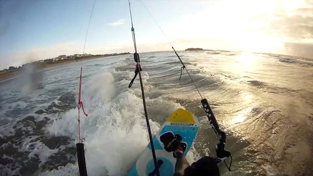 PIPOF à la plage : Kitesurf au Fort-Bloqué en novembre 2016