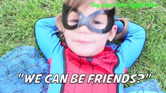 Little Spidergirl vs Captain America Civil War | Toy SuperHero SpiderMan CARTOON Kids