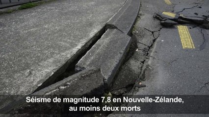 Fort séisme en Nouvelle-Zélande, au moins deux morts