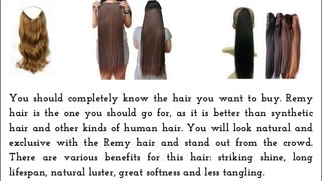 Tips of Choosing The High Quality Hair Extensions