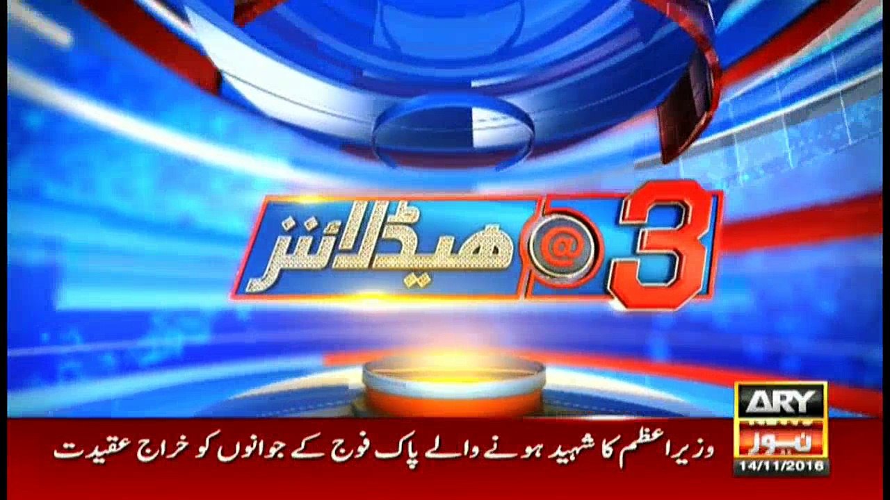 Headlines 1500 14th November 2016