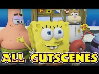 Spongebob Heropants All Cutscenes | Full Game Movie (X360, VITA)