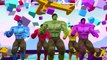 Hulk Compilation | Colors Hulk Five Little Monkeys Jumping On Bed Finger Family Rhymes For Children
