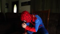 Little Heroes Spiderman & Batman vs interviews, superheroes fun in real life comics | SuperHero Kids
