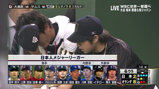 侍ジャパン強化試合2016 11/13 日本×オランダpart4