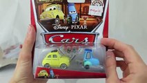 Disney Cars 2 Waiter Mater and Luigi with Guido Shaker and Glasses NEW new Disney Cars Diecasts