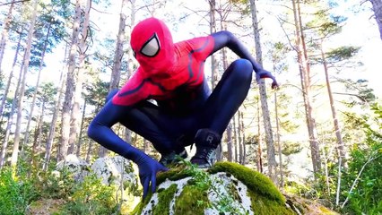 Spiderman & Frozen Elsa vs Joker! Nerf Toys Battle w/ Pink Spidergirl, Toilet Fart Hulk & Superman