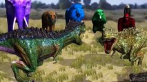 Dinosaurs Vs Gorilla | Dinosaurs Cartoon Short Movies | T-Rex Dinosaurs Cartoon Movies For Children