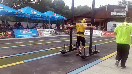 УНИКАЛЬНЫЕ ЛЮДИ!!! - Стронгмены Закарпатья - Чемпионат Украины 2016 - Стронгфит эстафета 2