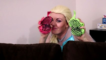 Superhero Monster Fart Prank Compilation Spiderman vs Venom vs Elsa whoopee cushion