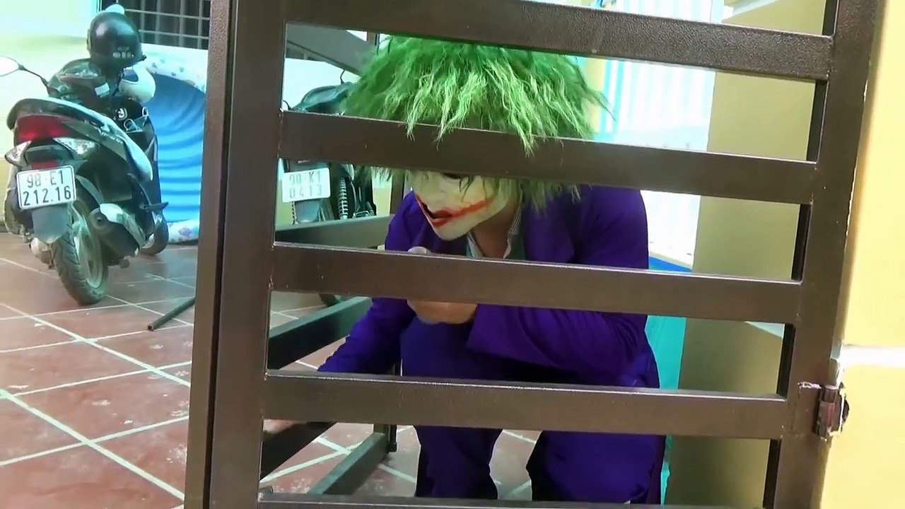 Spiderman & Frozen Elsa | Joker prank Fun Superhero In Real Life | Anna Prank With Water