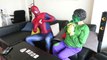 SPIDERMAN vs FROZEN ELSA vs HULK - CRAZY DREAM - Spiderman Kissed Hulk - Superhero Fun in Real Life