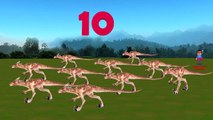 Dinosaurs Teaching 123 Numbers For Children | Learning 123 By Different Dinosaurs | 123 Numbers