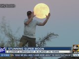Super Moon takes over social media Monday morning
