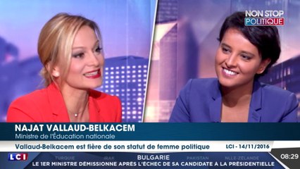 Najat Vallaud-Belkacem jeune, femme et musulmane : la ministre n’y voit "pas de handicap"