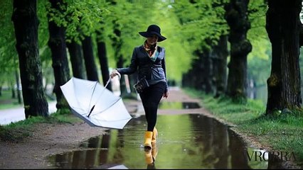 Красивые женские резиновые сапоги