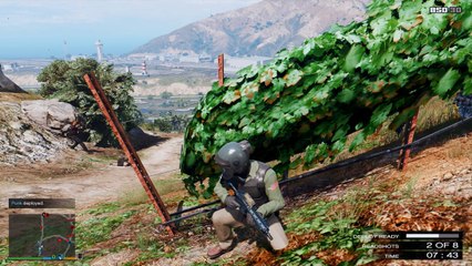 GTA V - Vineyard Shootout (Gang War mod)