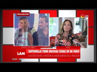Iliana se quiebra al hablar de Antonello