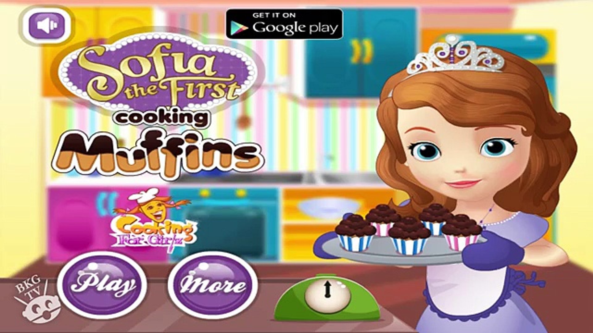 Sofia the First - Cooking Muffins - Princess Sofia Games for Kids in English