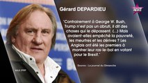 Gérard Depardieu réagit à la victoire de Donald Trump : 