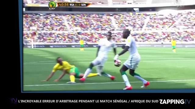 Éliminatoire Mondial 2018 : L'incroyable erreur d'arbitrage pendant le match Sénégal / Afrique du Sud (Vidéo)
