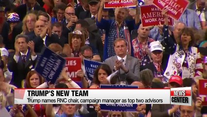 President-elect Trump names top two advisors