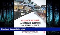 FREE DOWNLOAD  Research Methods for Graduate Business and Social Science Students READ ONLINE