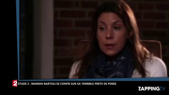 Stade 2 : Marion Bartoli se confie sur sa maladie et sa terrible perte de poids (Vidéo)