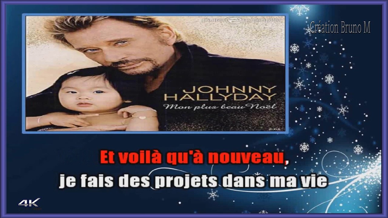 Johnny Hallyday - Mon plus beau Noël KARAOKE / INSTRUMENTAL