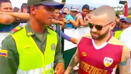 Nacho cruzó la frontera hacia Colombia y sorprendió a todos