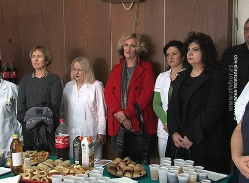 Slava Sveti Vrači obeležena i u Opštoj bolnici u Boru, 14. novembar 2016. (RTV Bor)