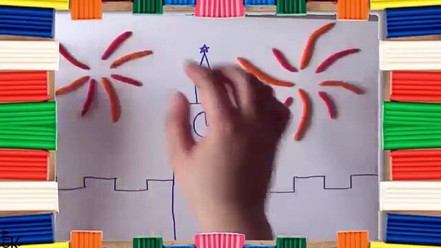 Делаем пластилиновый салют ко дню Победы! ПРОФЕССОР_КАРАПУЗ