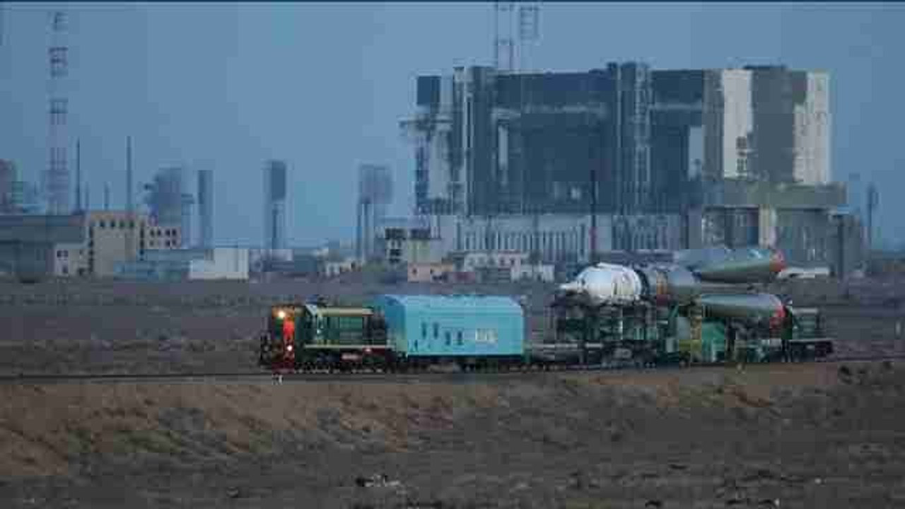 Soyuz MS-03 spacecraft transported to launchpad ahead of voyage to space station
