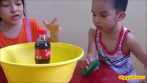 Coca cola and Mentos Experiment