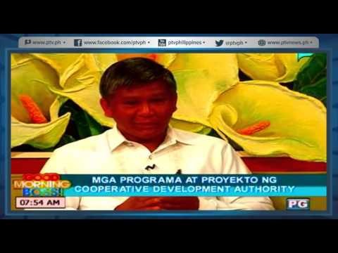 [Good Morning Boss] Mga Programa at Proyekto ng Cooperative Development Authority [05|02|16]